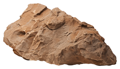 PNG Rock stone rock white background paleontology.