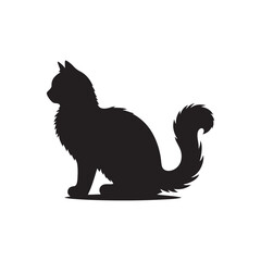 Purrsistence of Vision Cat Silhouette Designs