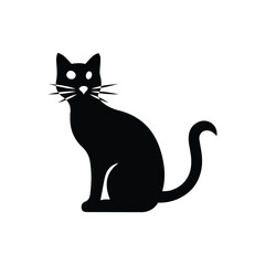 Feline Grace Contemporary Silhouette Art