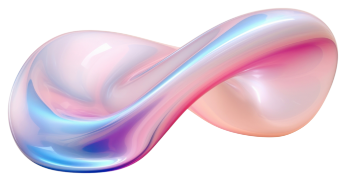 PNG Flowing hologram electronics abstract graphics. - Powered by Adobe