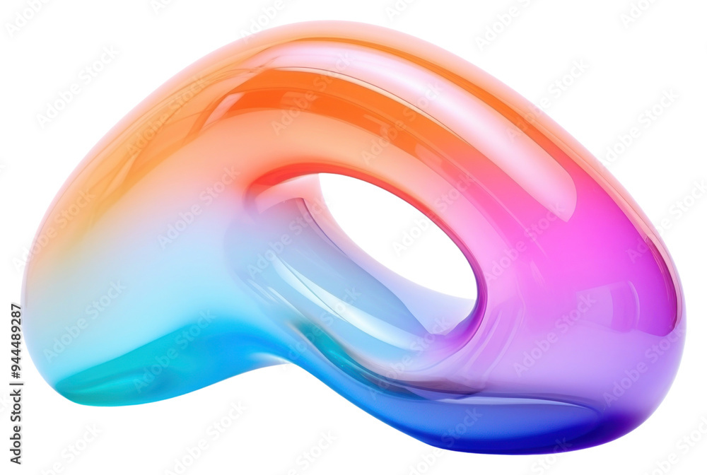 Wall mural png solid rainbow shape art accessories.