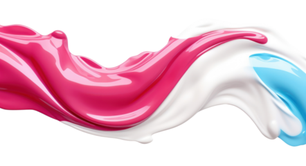 PNG Two tone toothpaste abstract graphics pattern.