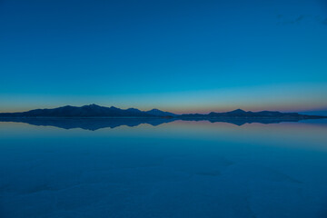 Sunrise at Salar de Uyuni (Uyuni Salt Flat) - Bolivia