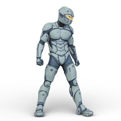 サイバーマン　3DCGレンダリング