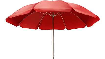 Obraz premium ed Beach umbrella on transparency background PNG
