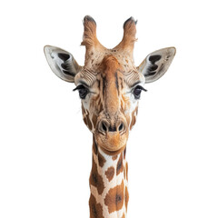 giraffe isolated on white