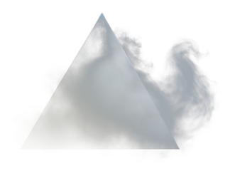 PNG Triangle fog effect smoke night black background.
