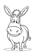 donkey coloring