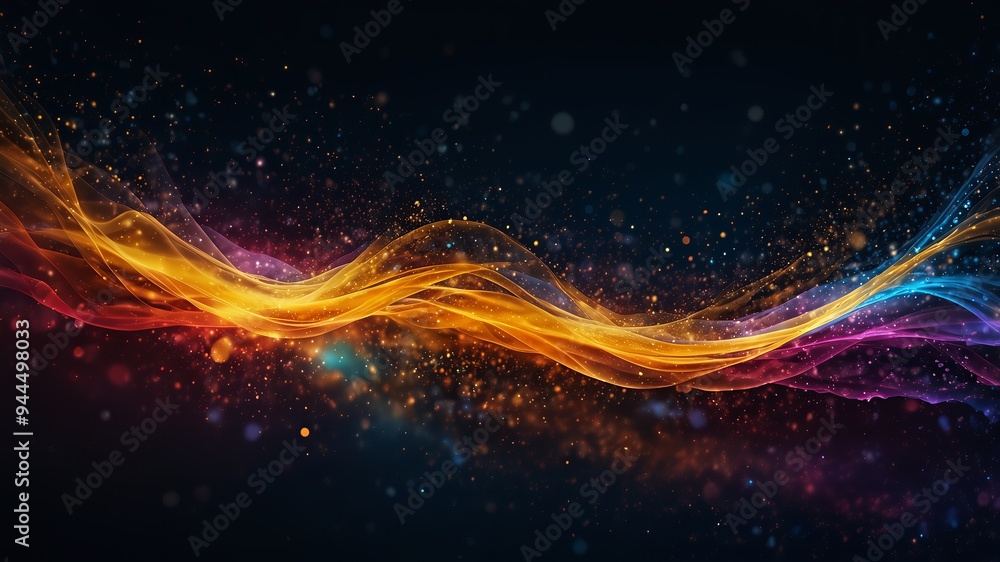 Sticker abstract background with space