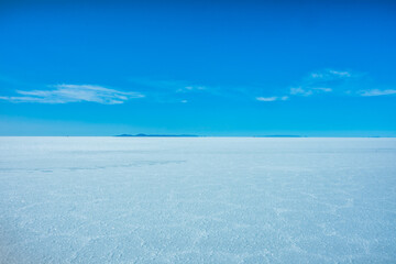 Landscape of  Salar de Uyuni (Uyuni Salt Flat) - Uyuni, Bolivia