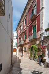 The Old town of Locorotondo, Apulia Region, Italy
