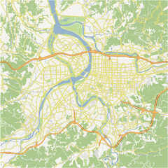 Road map of Taipei in Taiwan. Contains layered vector with roads water, parks, etc.