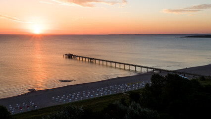 Fototapeta premium Boltenhagen on the Baltic Sea in Mecklenburg-Western Pomerania, Germany