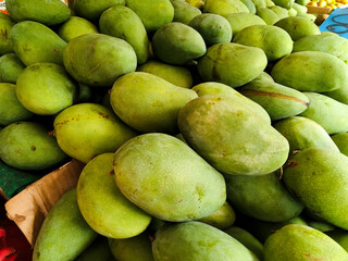 Green Mango 1
Pile the mangoes still fresh and good