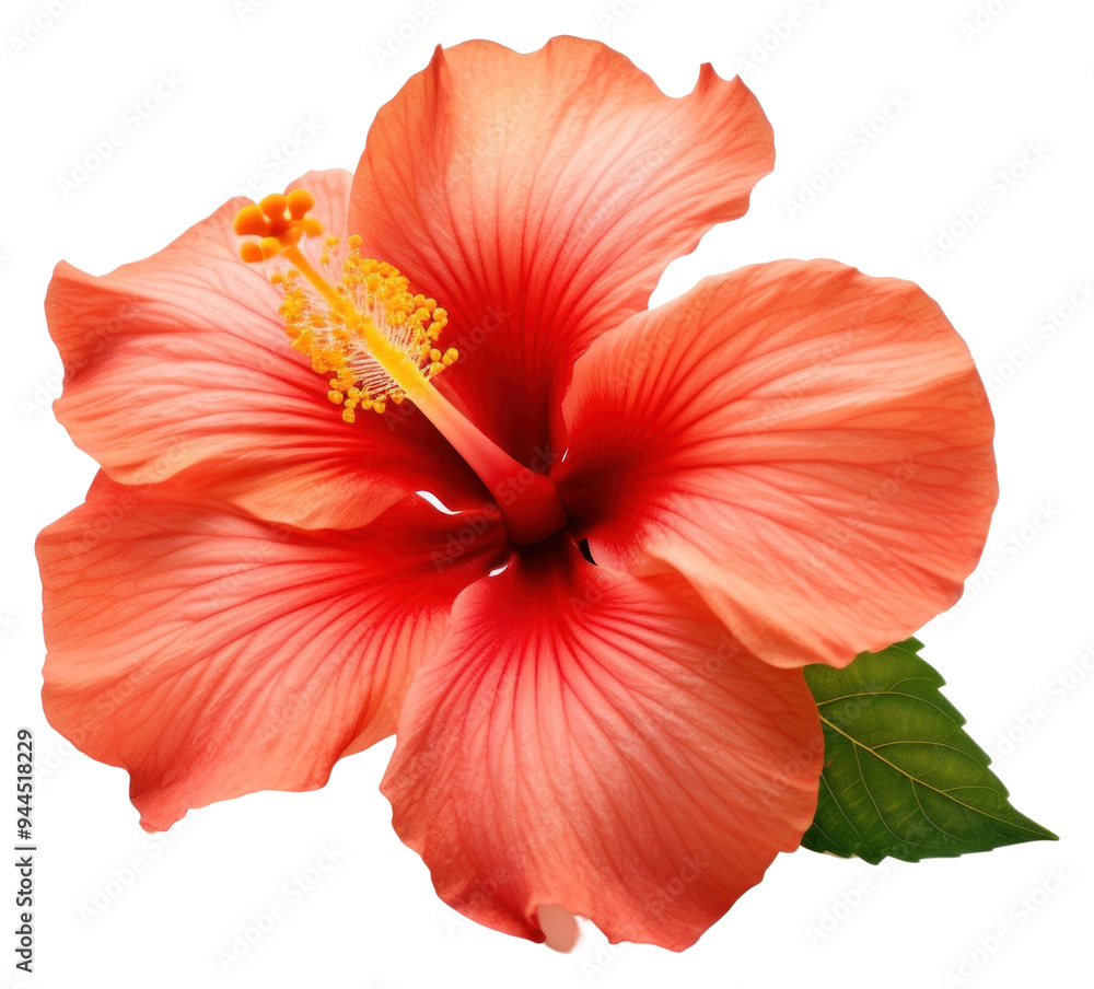 Sticker png hibiscus flower petal plant.