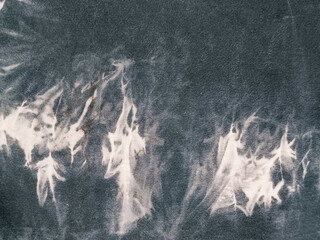 Black and white tie dye pattern abstract background.