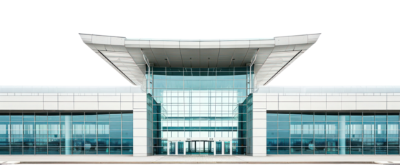 PNG  Airport architecture building white background headquarters.