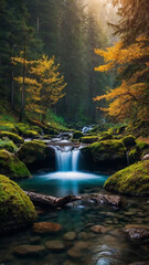 sunset over the mountains