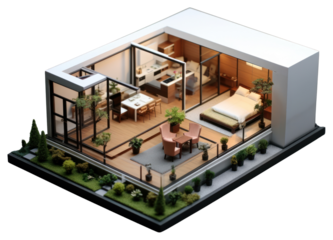 PNG House architecture furniture building.