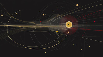 Abstract digital background electromagnetic wave background Innovation digital wave background information technology background The background is the background. gradient wave digital wave banner