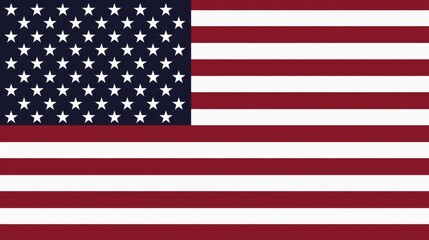 American Flag of United States of America texturised background