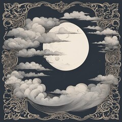 Tranquil Autumn Night Under Moonlight with Crisp Air and Starry Sky - 달빛 아래 선선한 공기와 별이 빛나는 고요한 가을밤