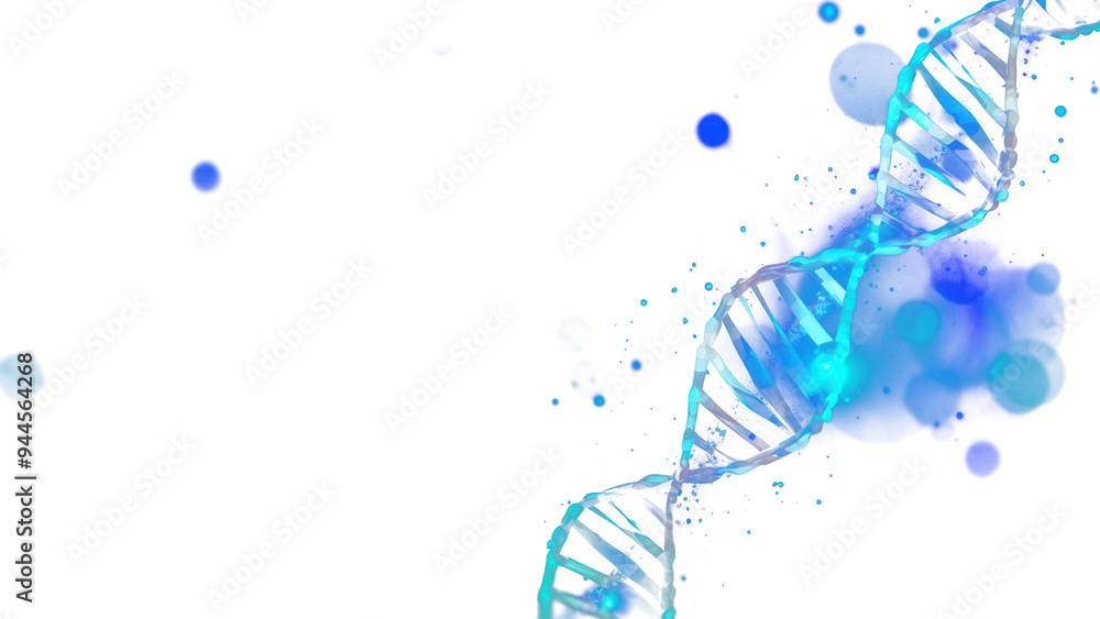 Sticker png dna chromosome light illuminated futuristic.