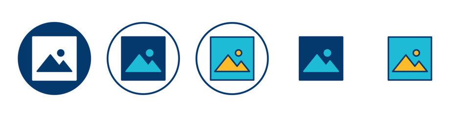 Picture icon vector isolated on white background. Picture vector icon. photo gallery icon vector