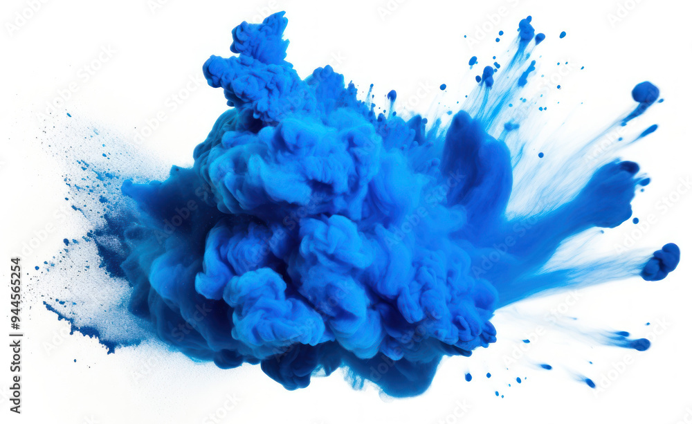 Poster PNG Powder blue white background splattered.