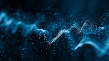 Abstract wavy background resembling a digital equalizer display