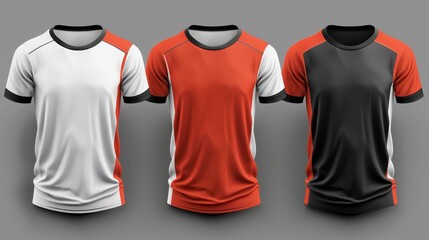 Volleyball jersey isolated on white background volleyball jersey or uniform mockup background genra