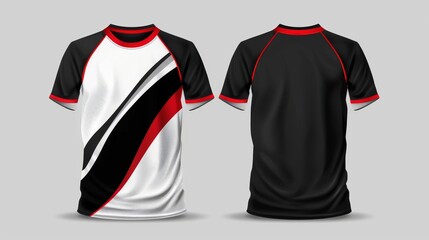 Volleyball jersey isolated on white background volleyball jersey or uniform mockup background genra