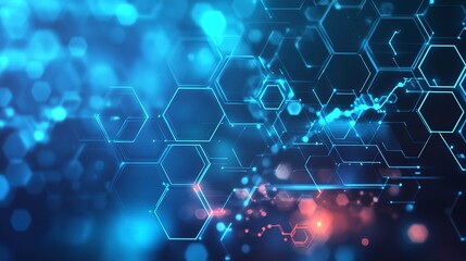 Health care and medical pattern innovation concept science background design. Abstract geometric hexagons shape medicine and science background