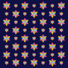 Hispanic Heritage Month Pattern Vector Design