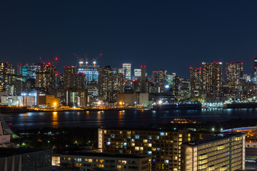 東京夜景　湾岸エリア