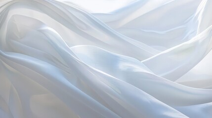 Obraz premium Abstract white fabric background.