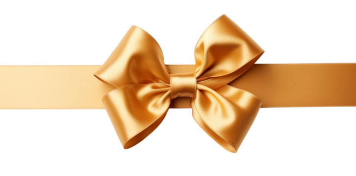PNG Gold gift ribbon and bow cross shape white background celebration anniversary.