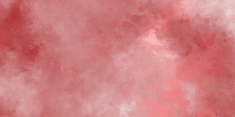 Red and white abstract watercolor grungy colorful background for your design, light and bright shiny soft red watercolor painted texture background illustration for grunge design.