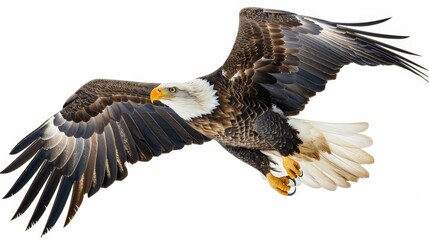 Fototapeta premium Bald Eagle in Flight.