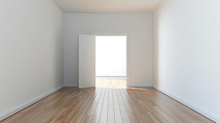 Open door to new beginnings.