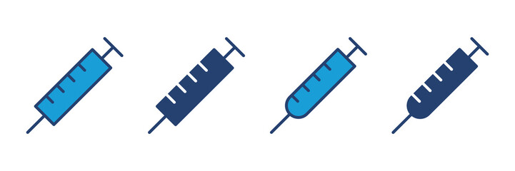 Syringe icon vector. injection icon vector.