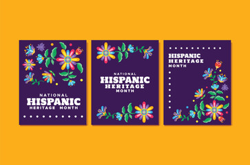 Hispanic Heritage Month Banner Vector Design