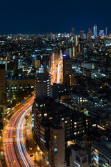 東京夜景　後楽園から池袋方面を望む