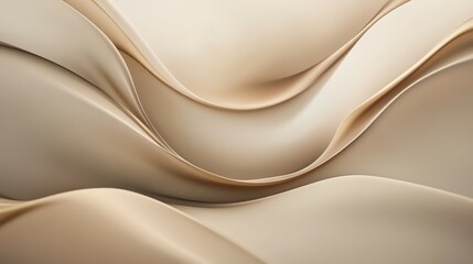 Obraz premium Flowing waves of dark and light gold create a stunning abstract display with ultrafine details and smooth curves that exude elegance and sophistication.