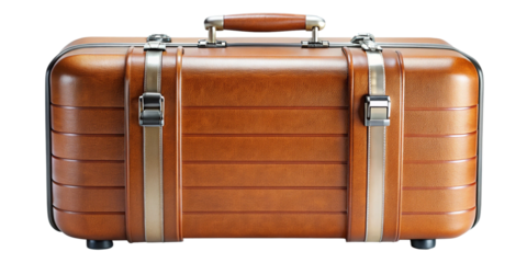 Stylish Suitcase Isolated on Transparent Background for Creative Projects