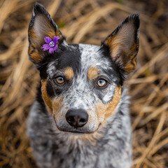 Australian Cattle dog in nature
