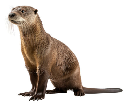 PNG Giant river otter wildlife animal mammal.