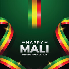 Mali Independence day design illustration collection