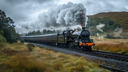 Obraz premium Steam train