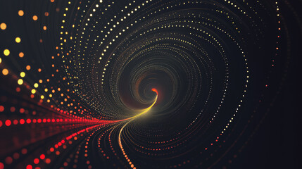 Abstract digital background electromagnetic wave background Innovation digital wave background information technology background The background is the background. gradient wave digital wave banner